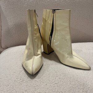 Sam Edelman White Patent Leather Boots